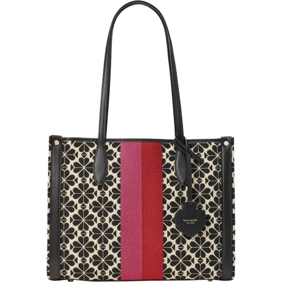 kate spade Handbags - Spade Flower Jacquard Stripe Market Medium Tote BNWT